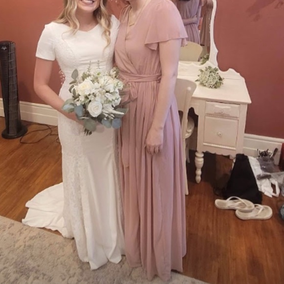 Pink Braids maid dress - Picture 4 of 5